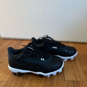 Under Armour Kids Black and White Sneakers